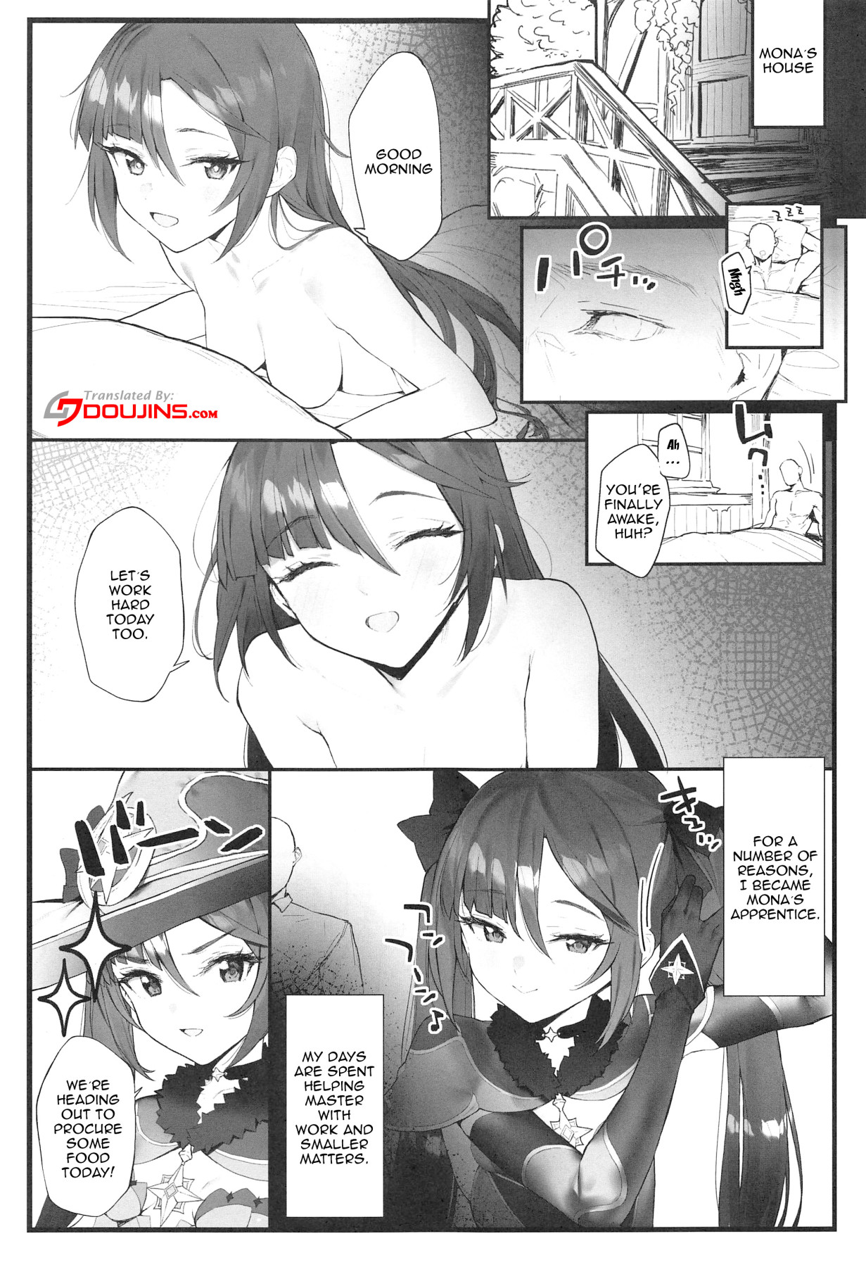 Hentai Manga Comic-A Book About Becoming Mona-chan's Disciple And Getting Lewd With Her-Read-2